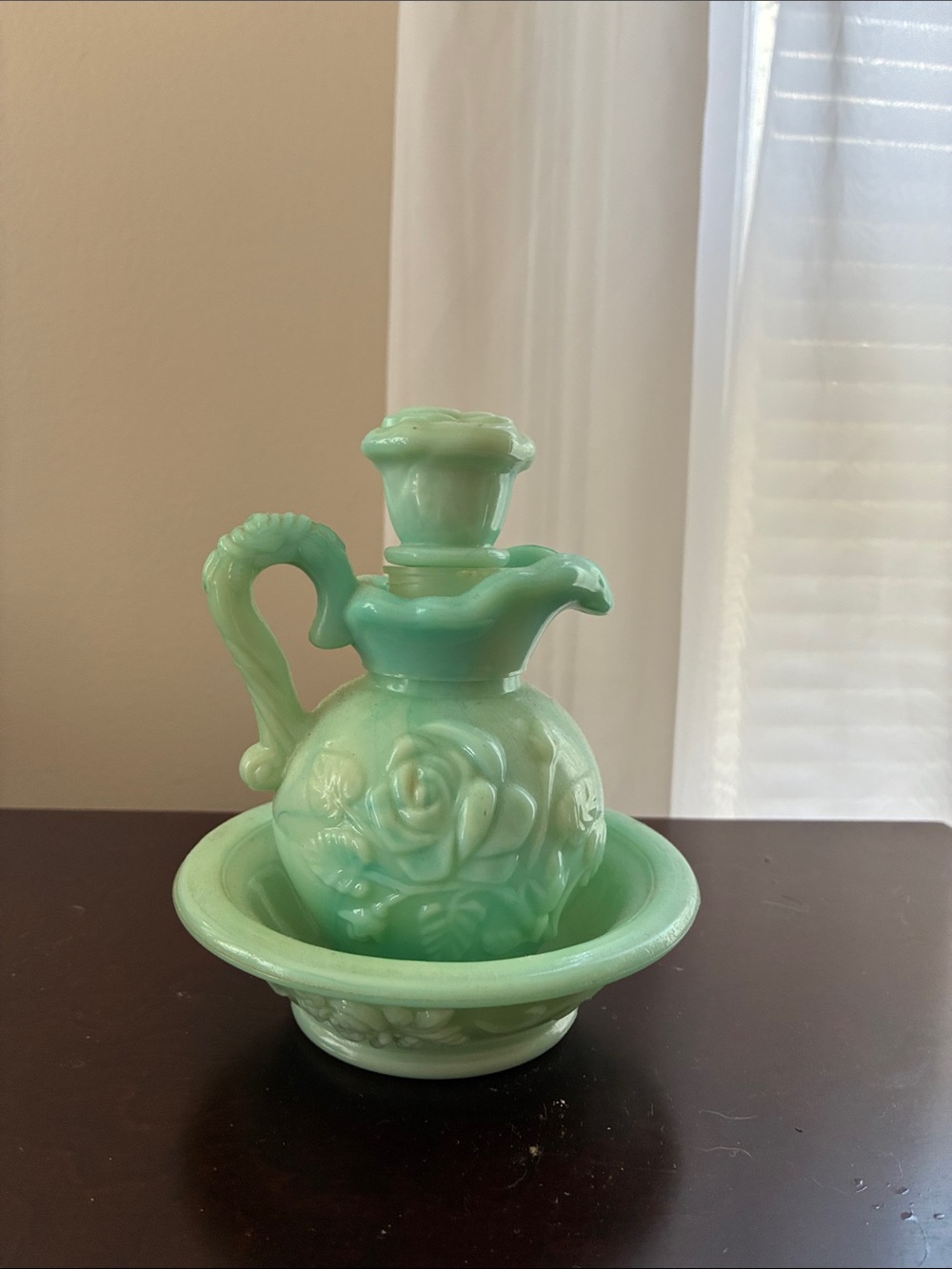 Avon Green Jadite Collectible